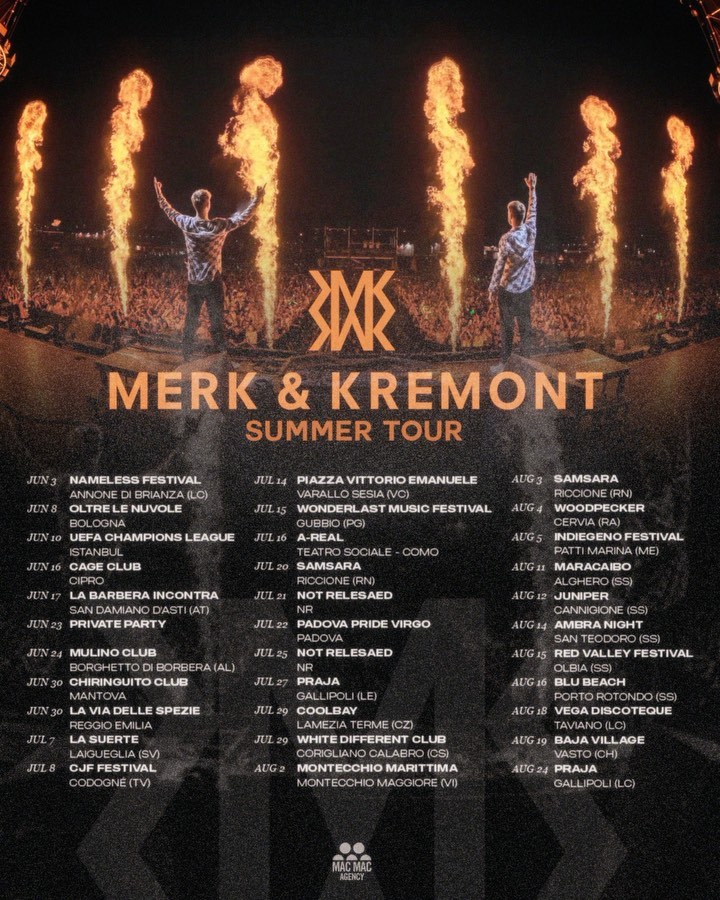 Merk & Kremont - Summer Tour 2023